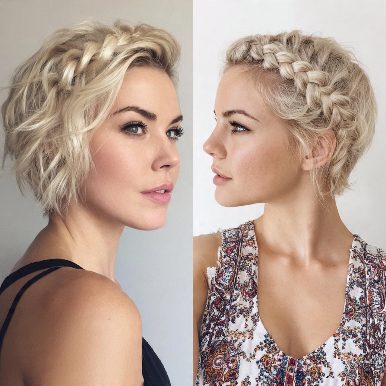 braided hairstyles short hair