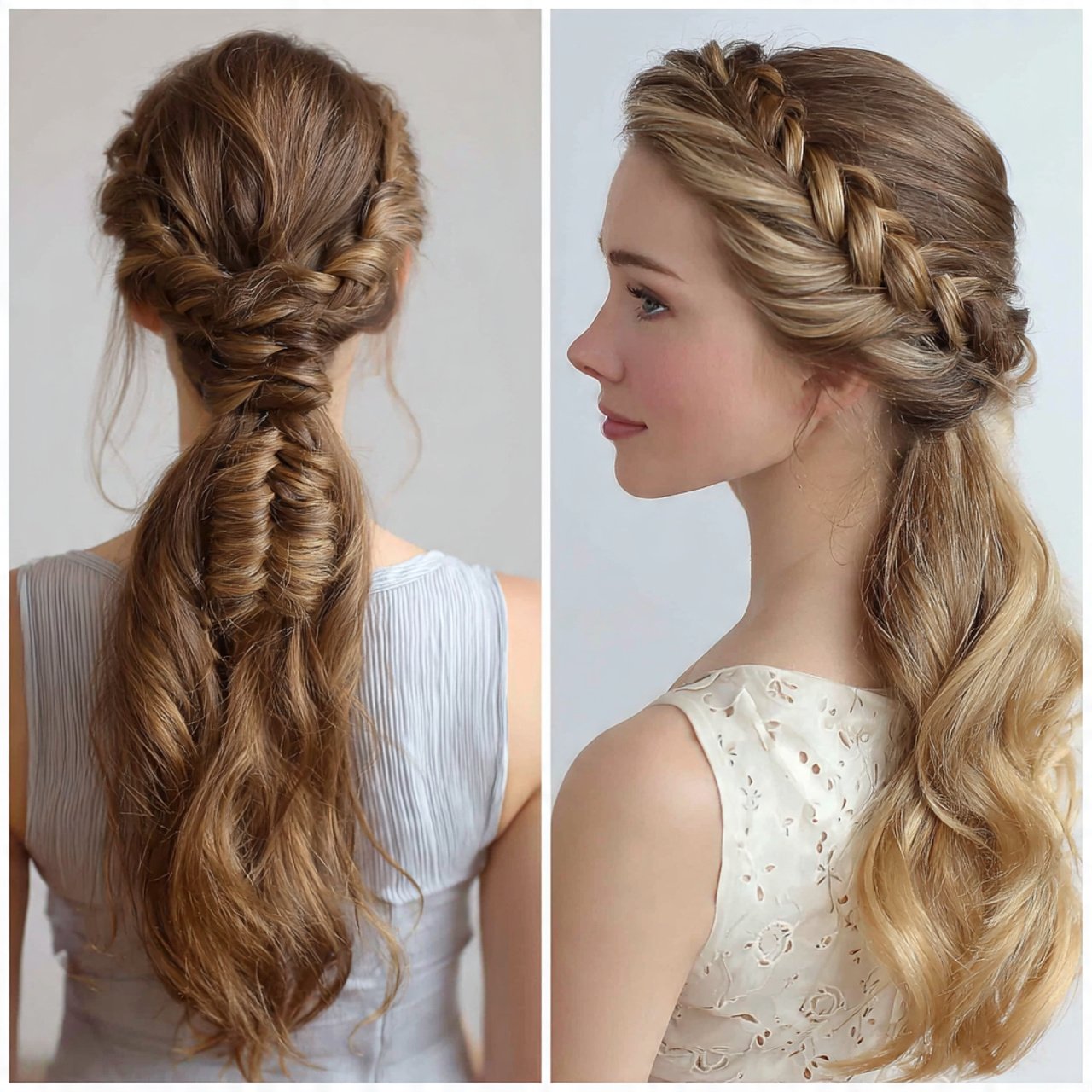 braided ponytail hairstyle