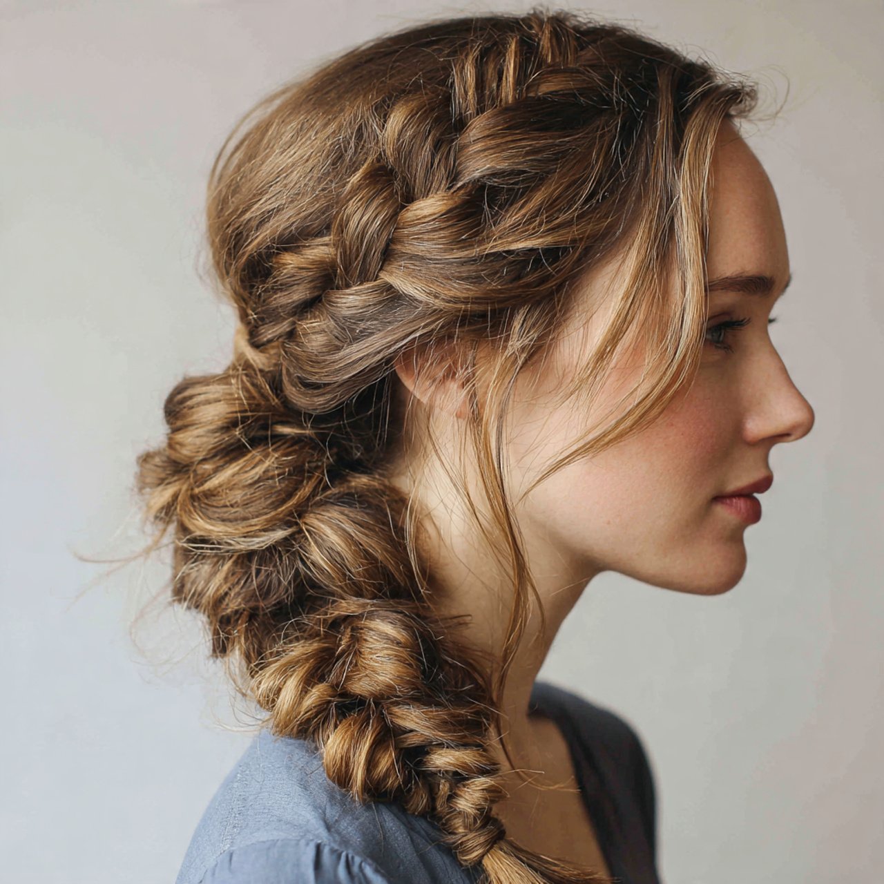 braided side ponytail hairstyles