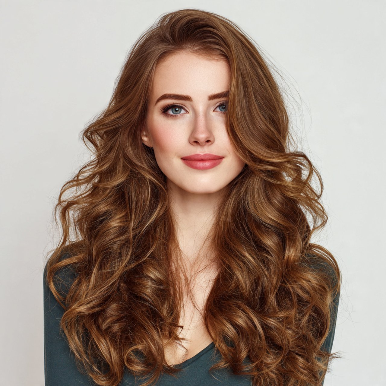 classic loose curls prom hairstyles for long hair