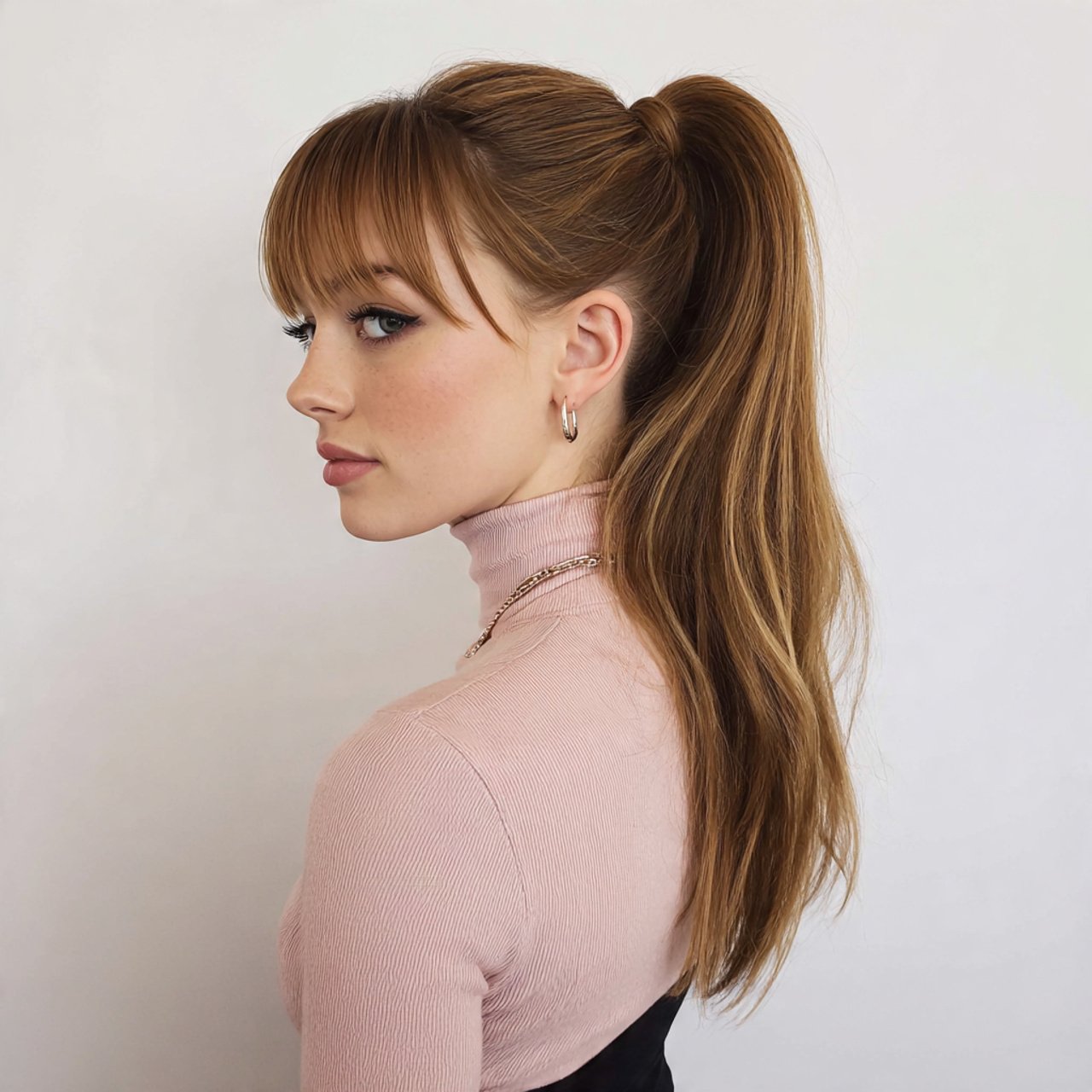 classic ponytail hairstyles for school