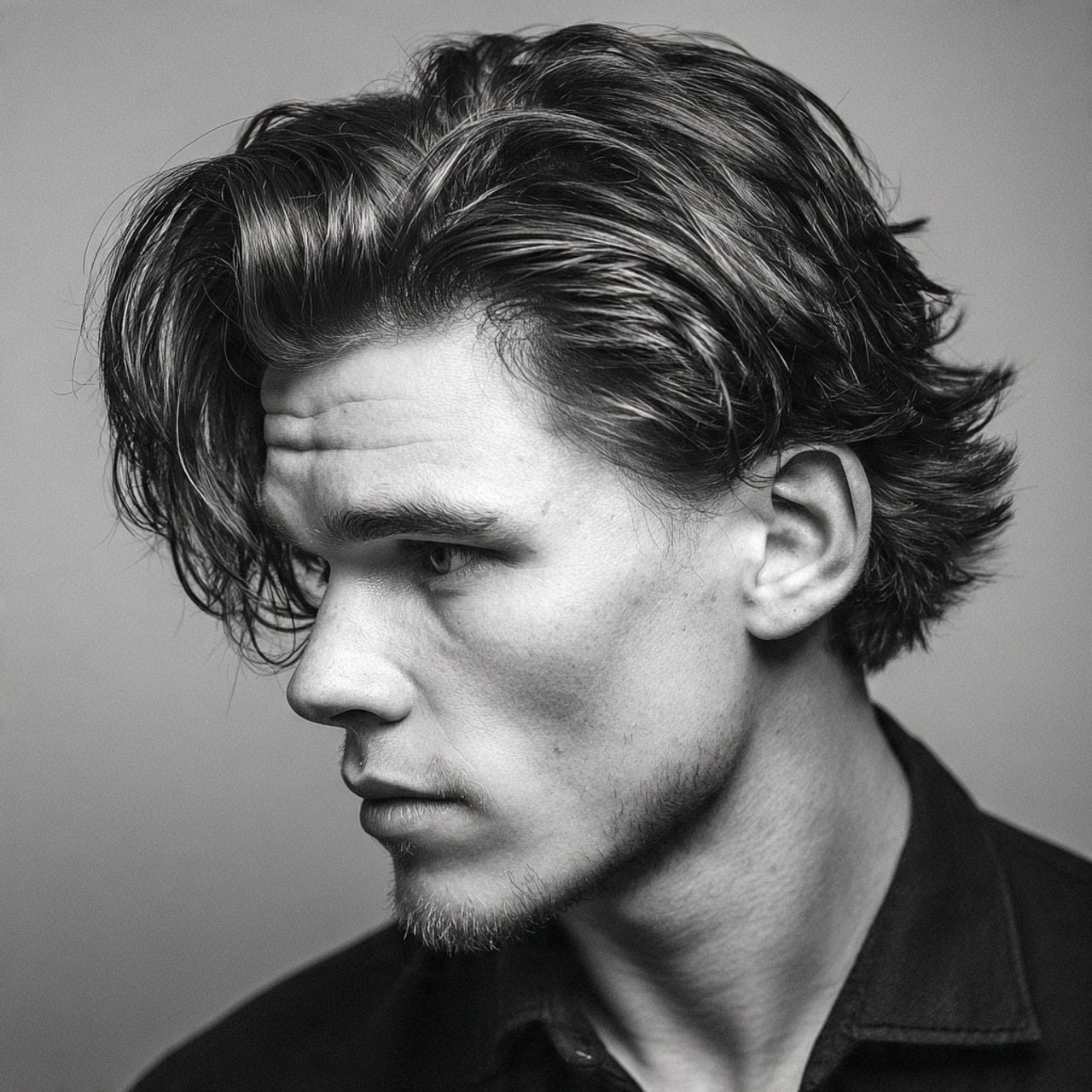 classic wolf cut hairstyle