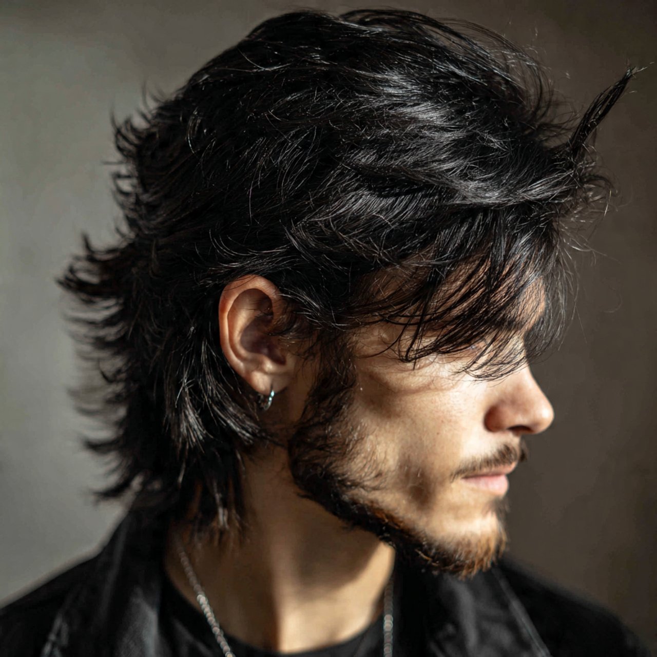 classic wolf cut hombre hairstyle