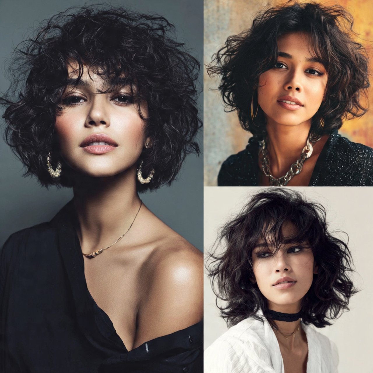 curly bob hairstyles for short hair 1