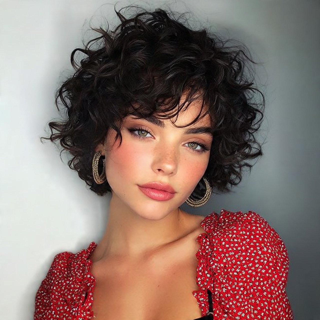 curly bob hairstyles for short hair