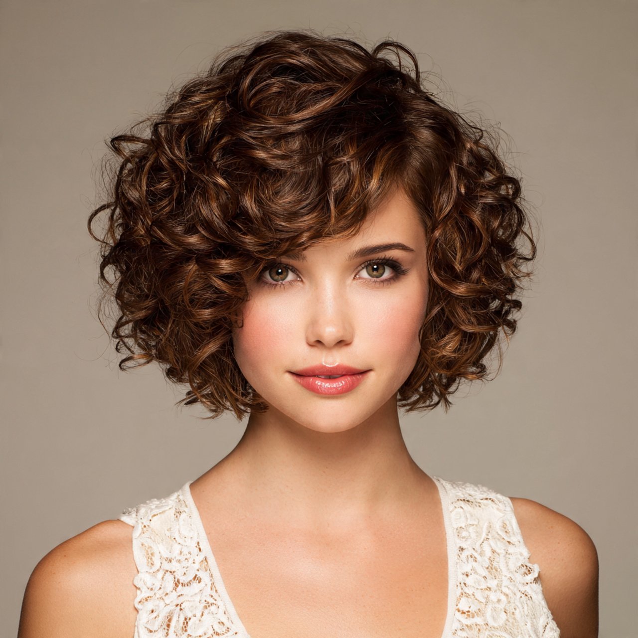 curly bob style prom hairstyles for short hair