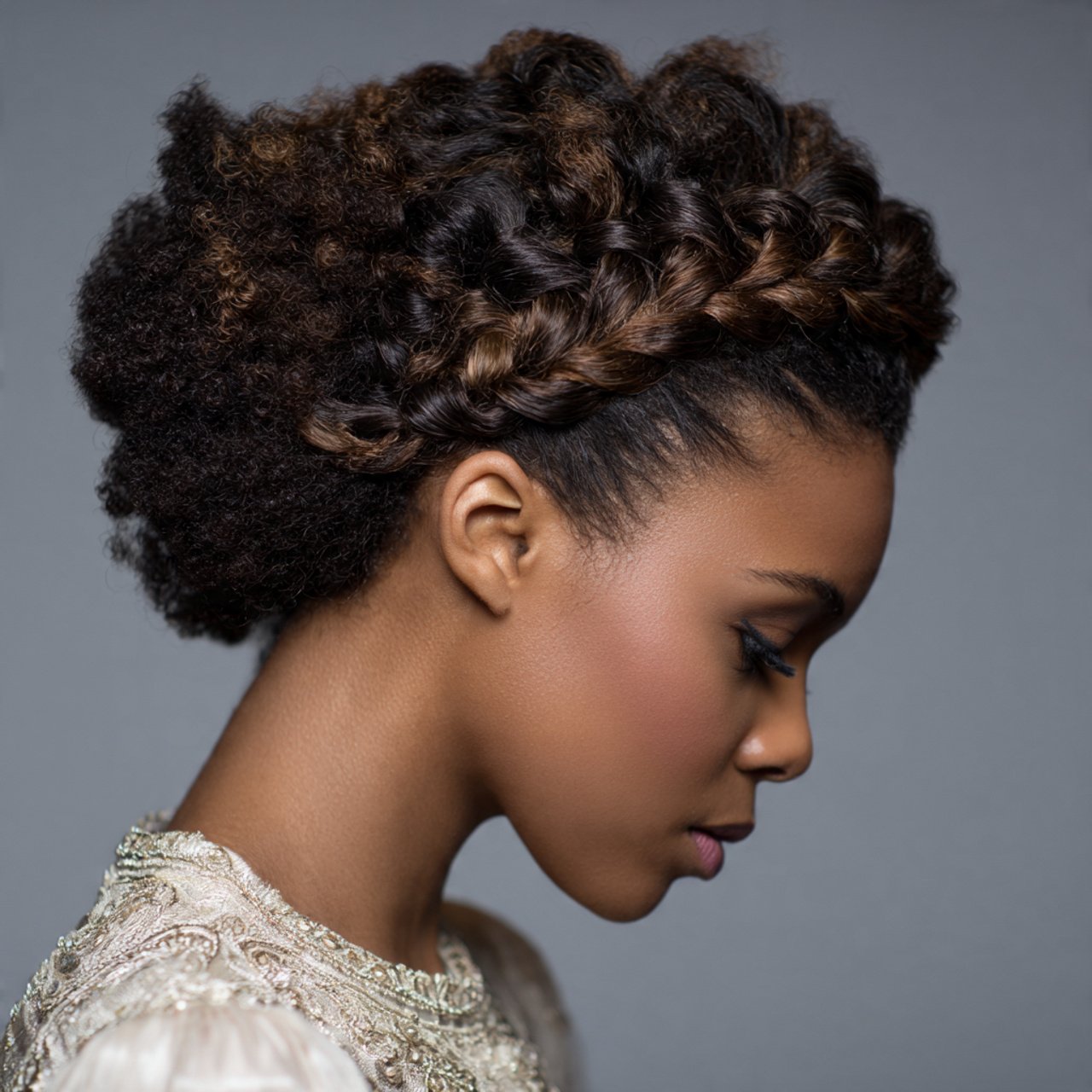 curly braided crown hairstyles beautiful detailed