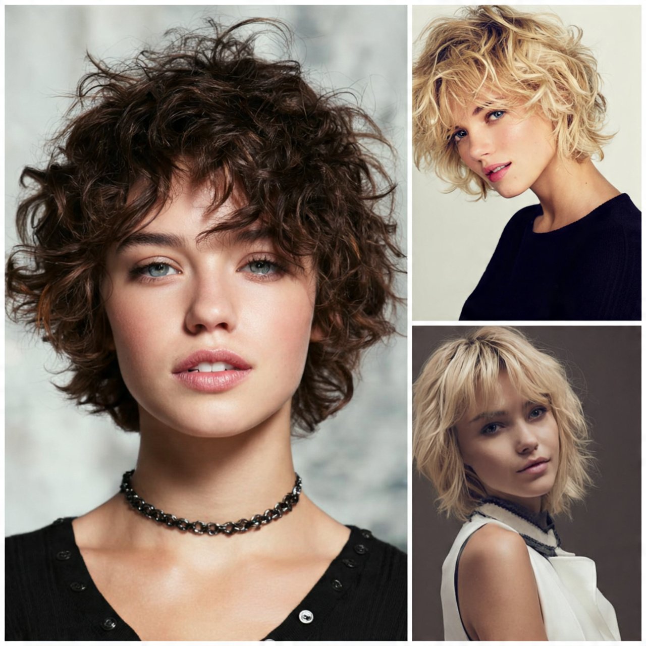 curly hairstyles for short hair variety of styles