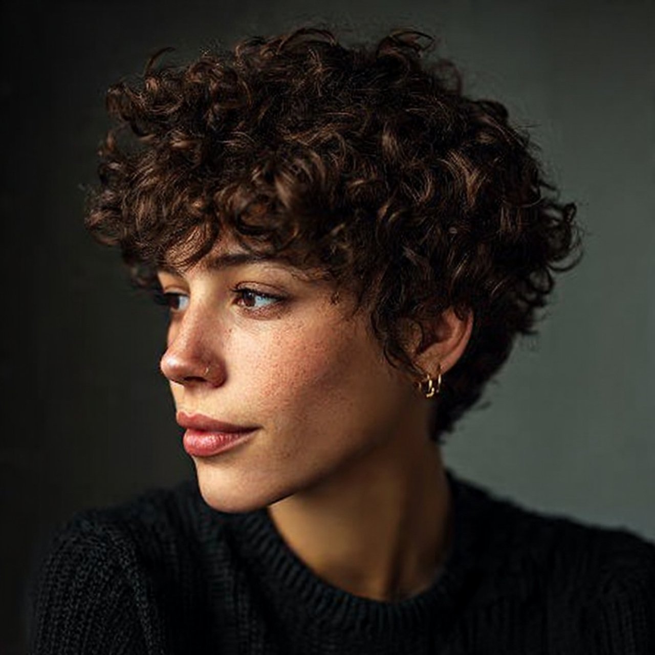 curly pixie hairstyles for short curly hair stylis