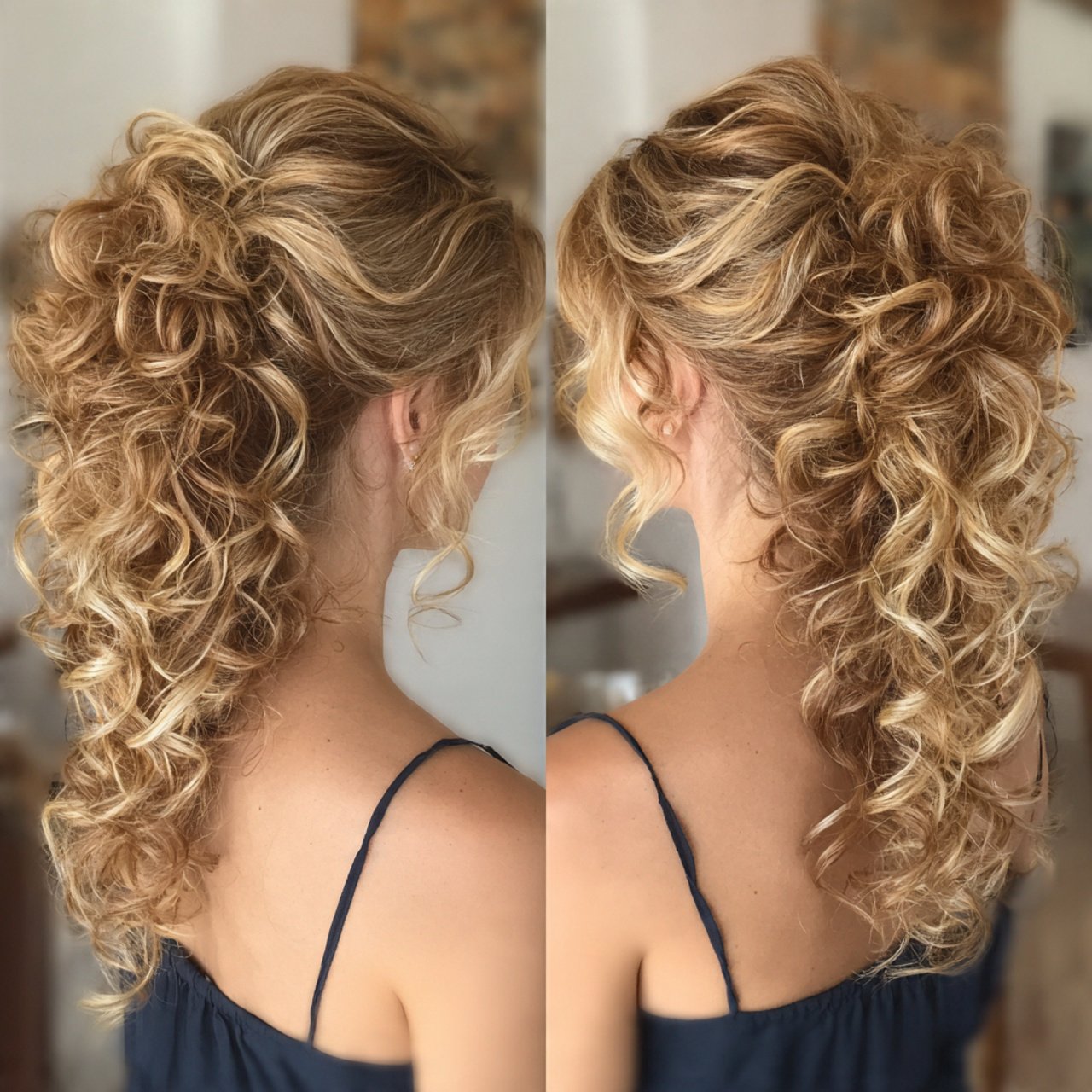 curly ponytail cute curly hairstyles