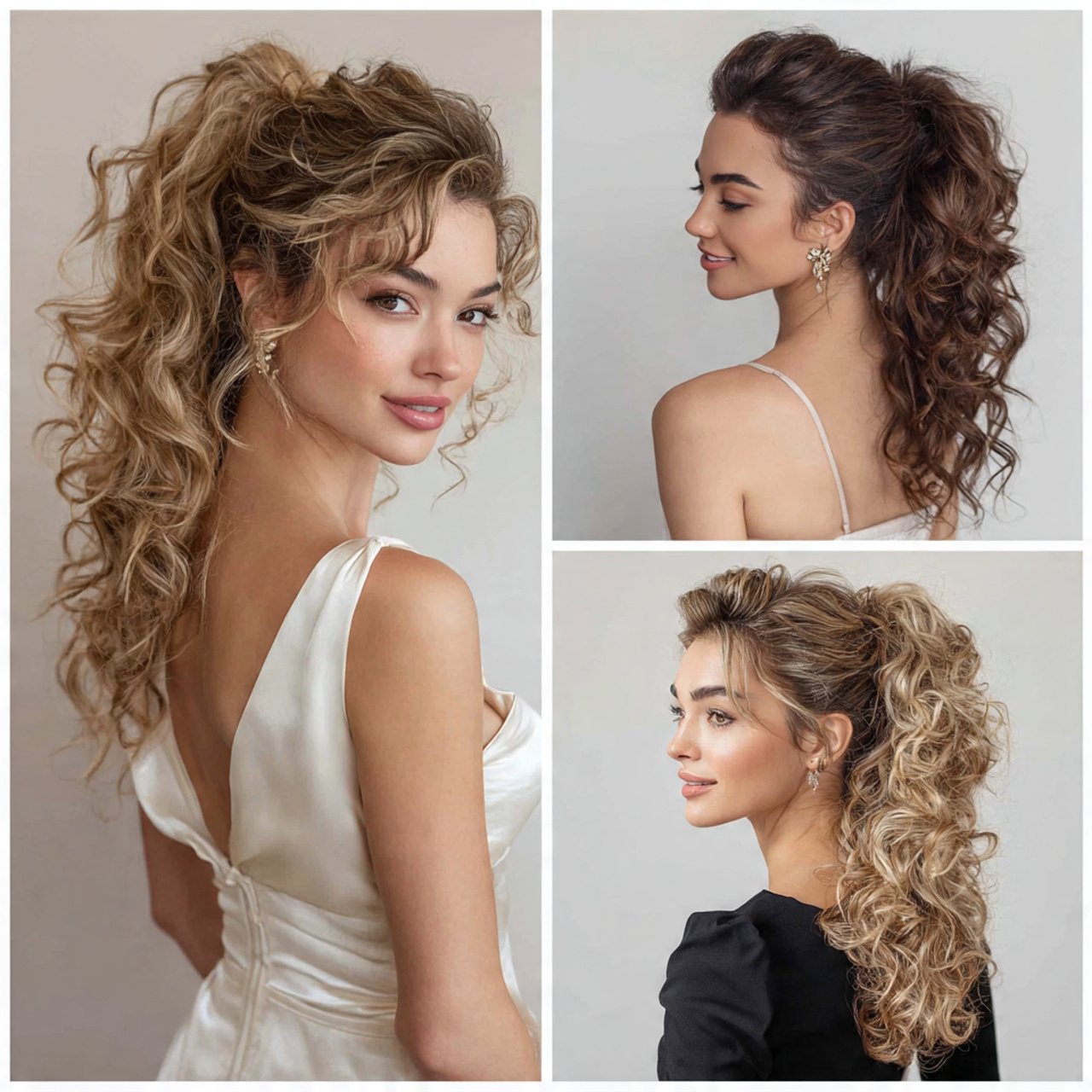 curly ponytail hairstyles 1