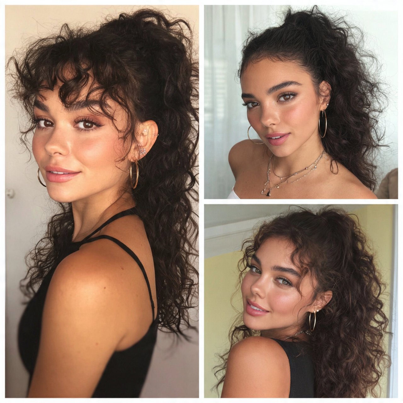 curly ponytail hairstyles