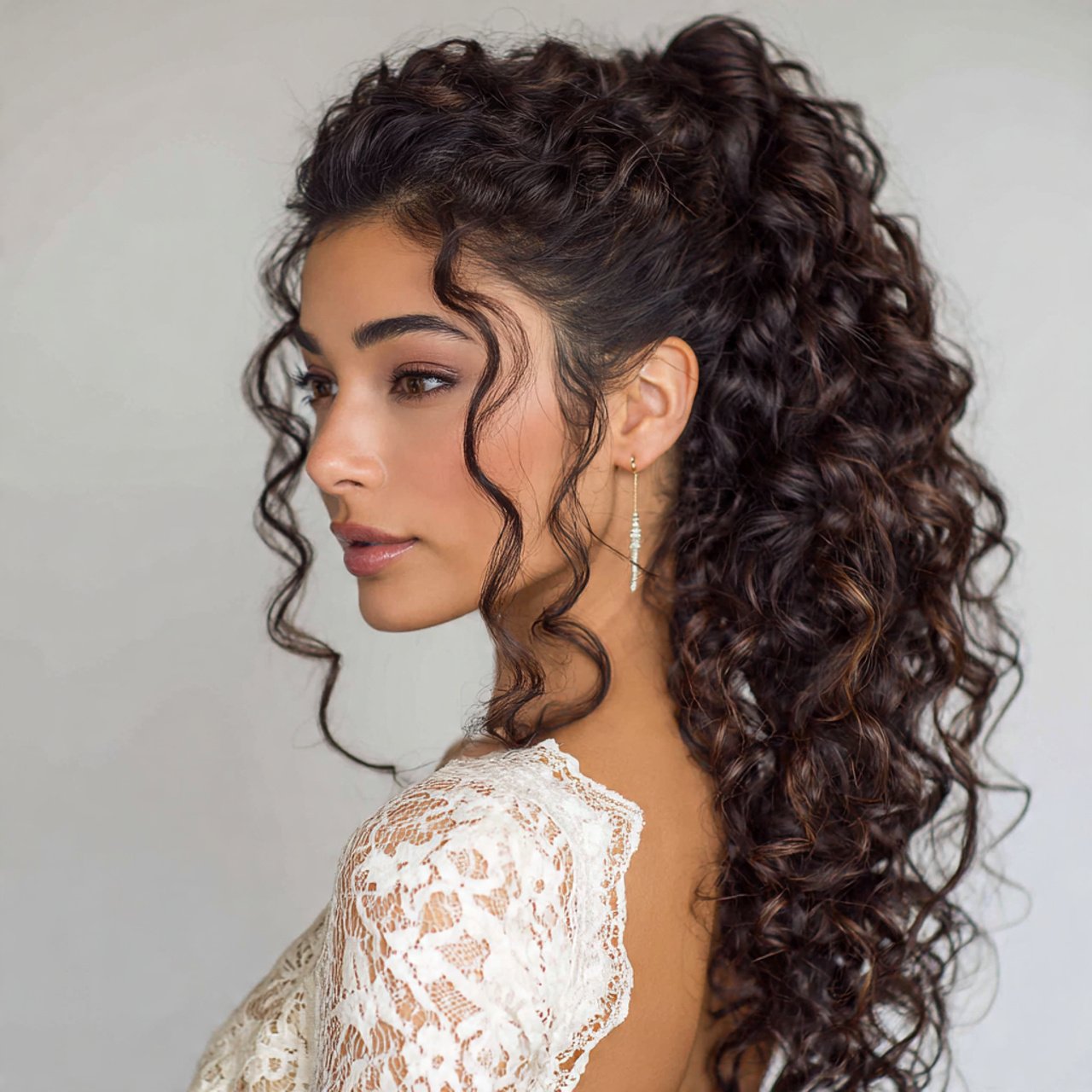 curly side ponytails hairstyles
