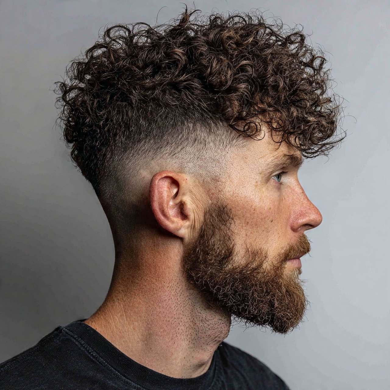 curly undercut for men