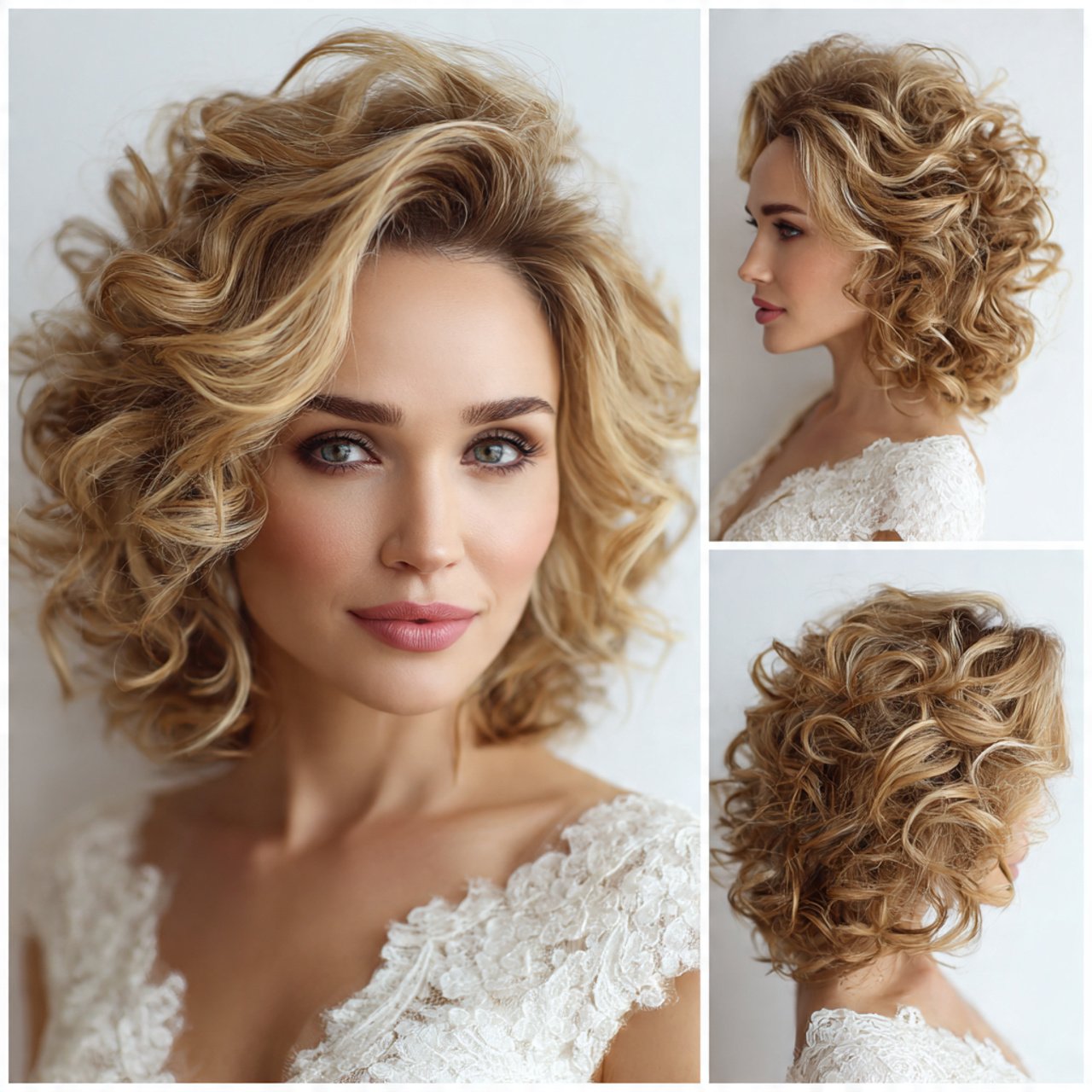 curly volume style prom hairstyles for medium hair