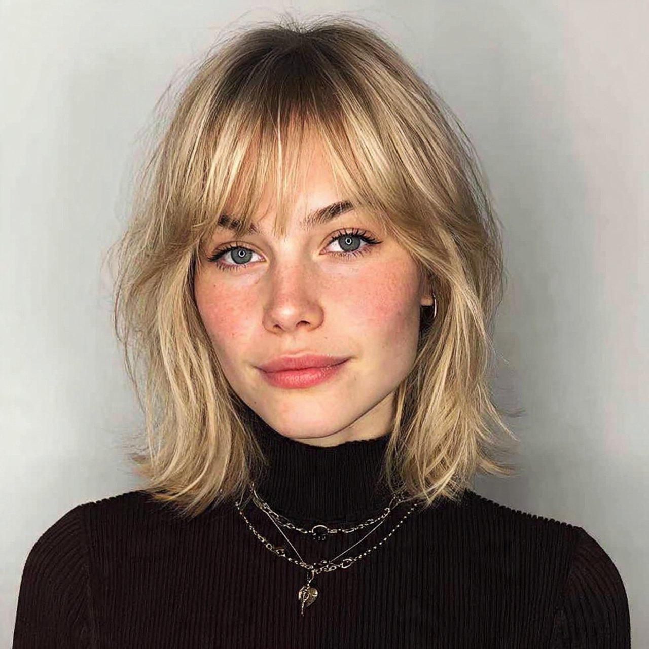 Curtain Bangs Tutorial: 13 Trending & Pro Tips Guide That you'll love 8 curtain bangs with bob hairstyle 2