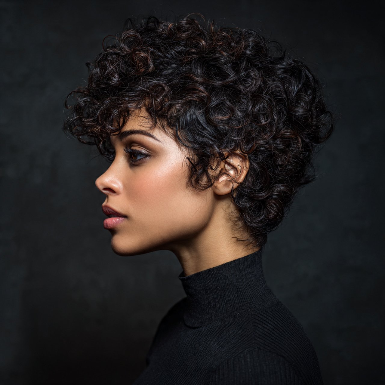 defined ringlet hairstyles for short curly hair pr