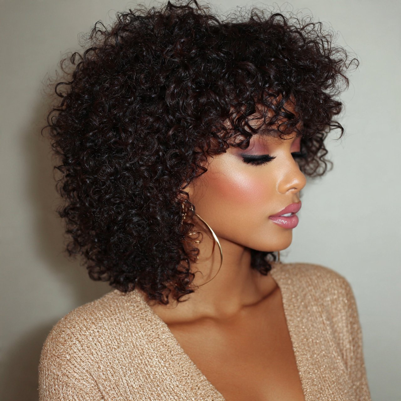 defined wash and go hairstyles