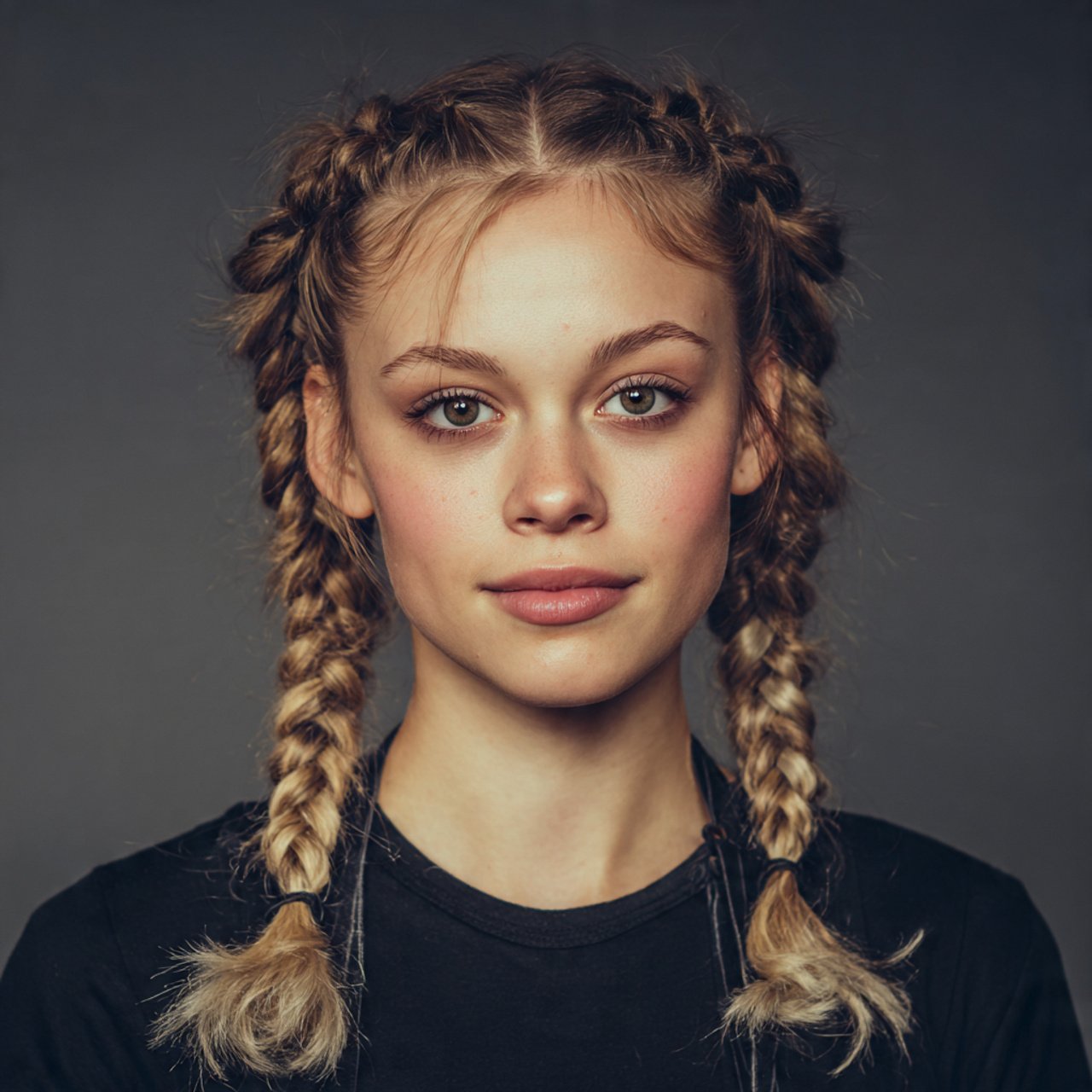 double braided pigtails hairstyles
