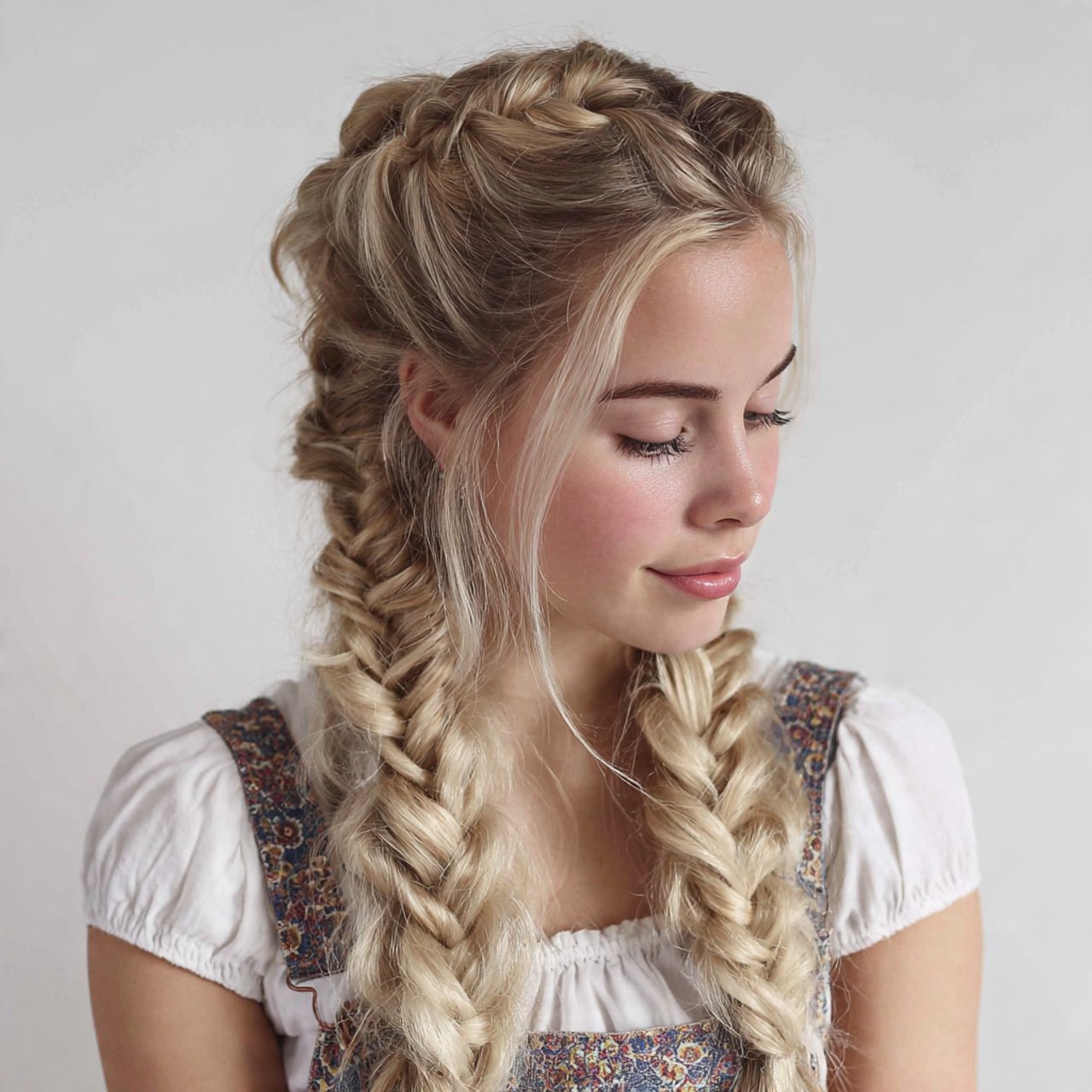 dutch braid school hairstyles