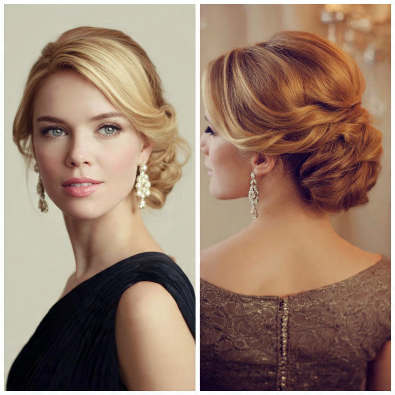 elegant chignon bun hairstyles for prom