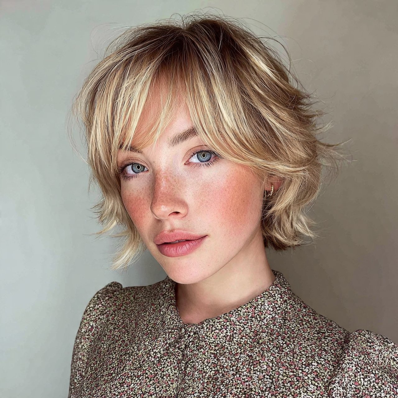 17 Short Curtain Bangs Ideas for a Fresh, Trendy Look 9 feathered short curtain bangs hairstyle