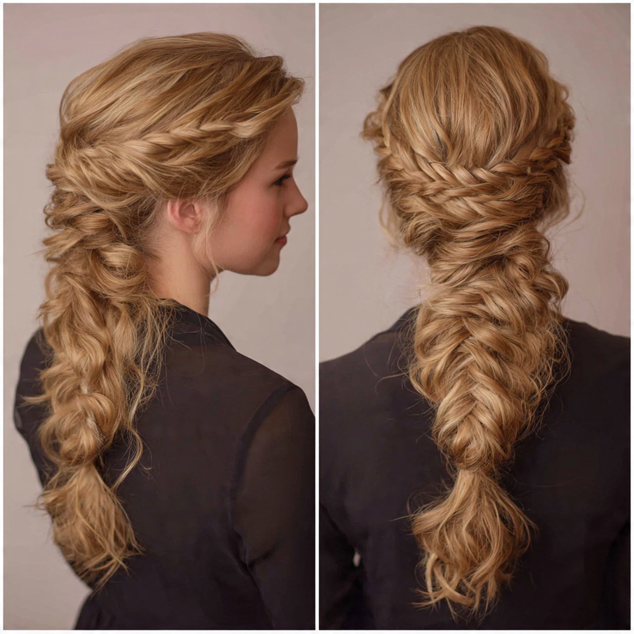 fishtail braid prom hairstyles for long hair