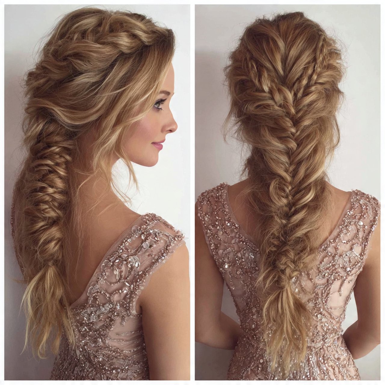 fishtail braid style hairstyles for prom