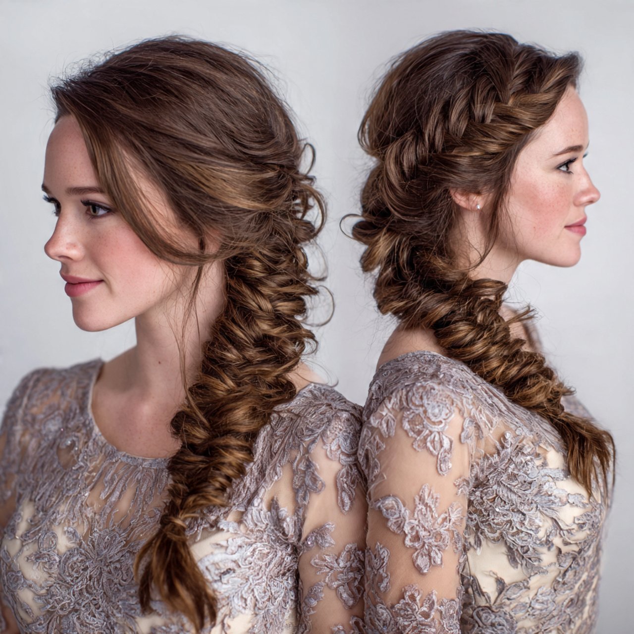 fishtail side braid easy prom hairstyle