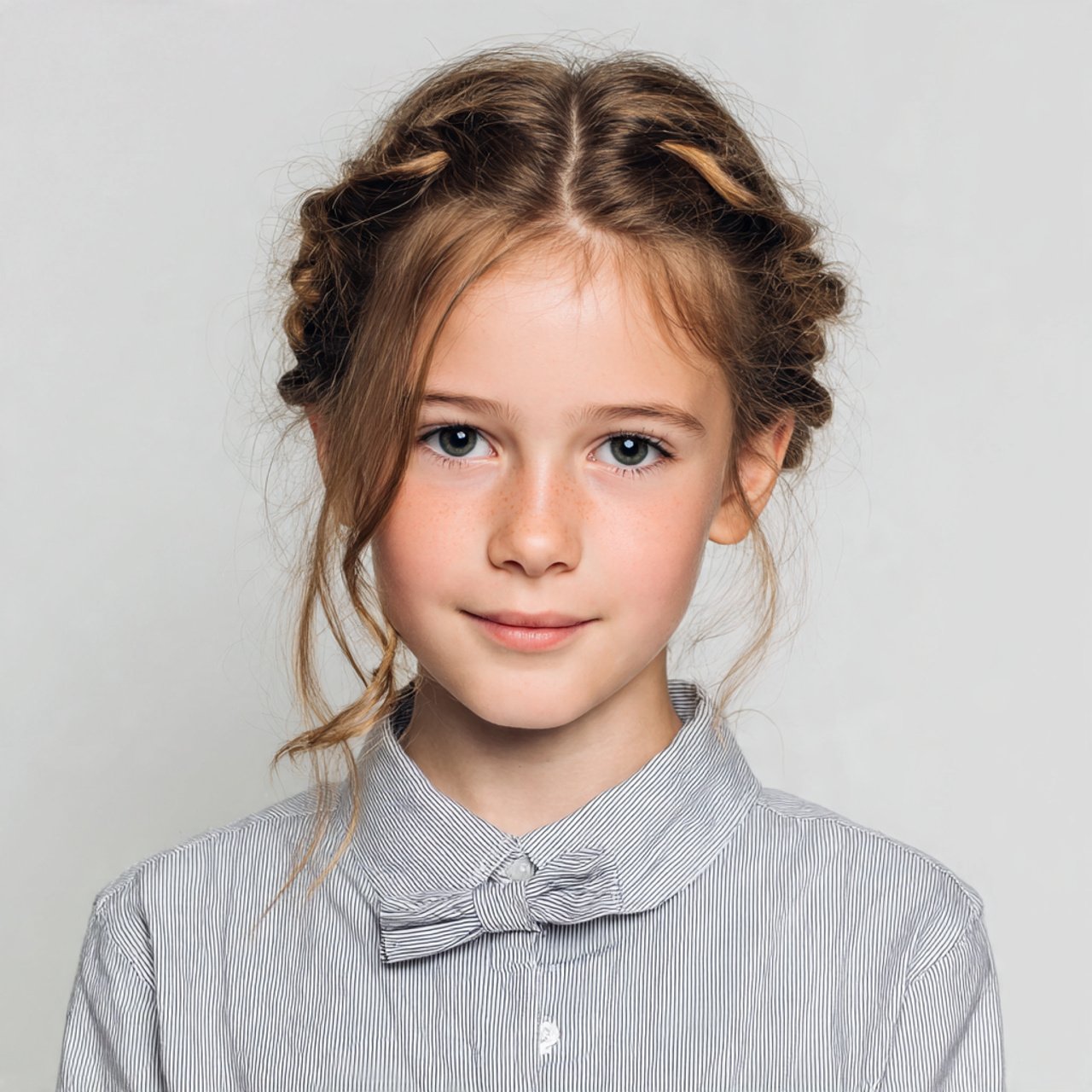 front twist hairstyle for school single person nea