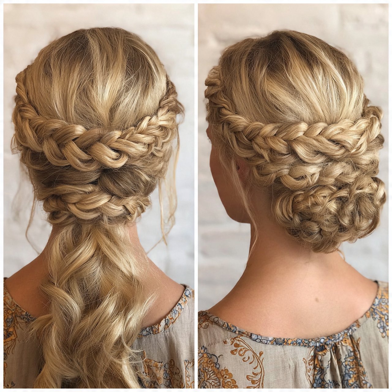 hairstyles with braided crown style