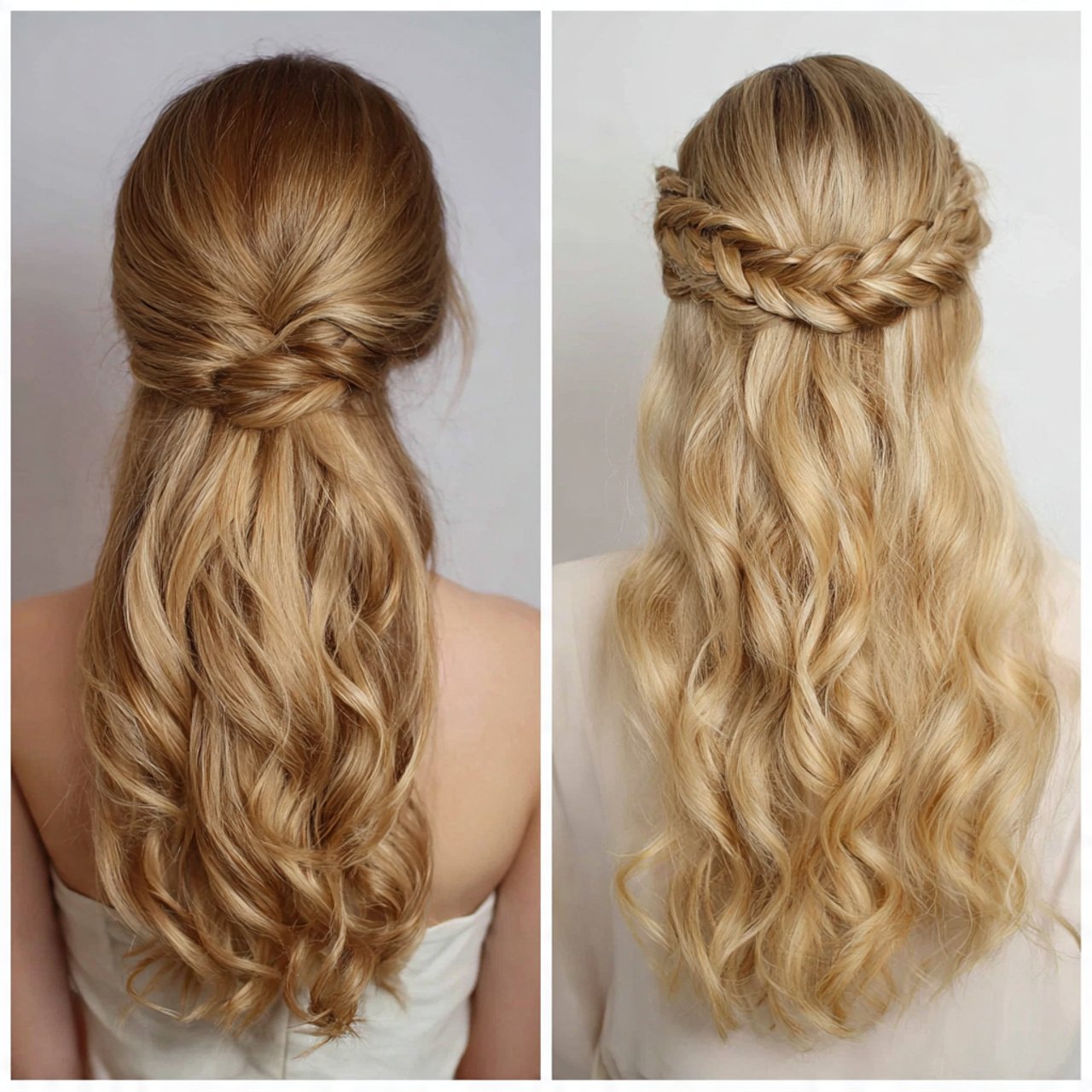 half up half down school hairstyles
