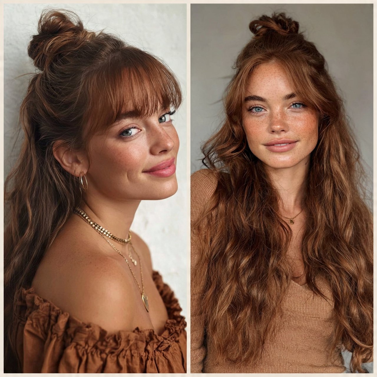half up mini bun hairstyles