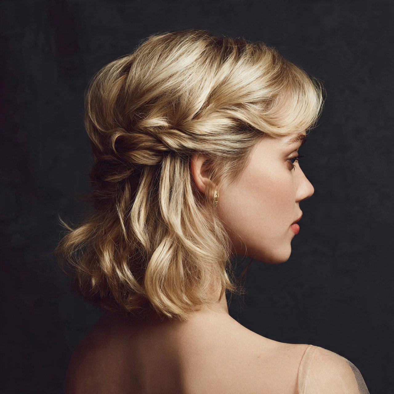 half up twist hairstyles for short hair elegant an