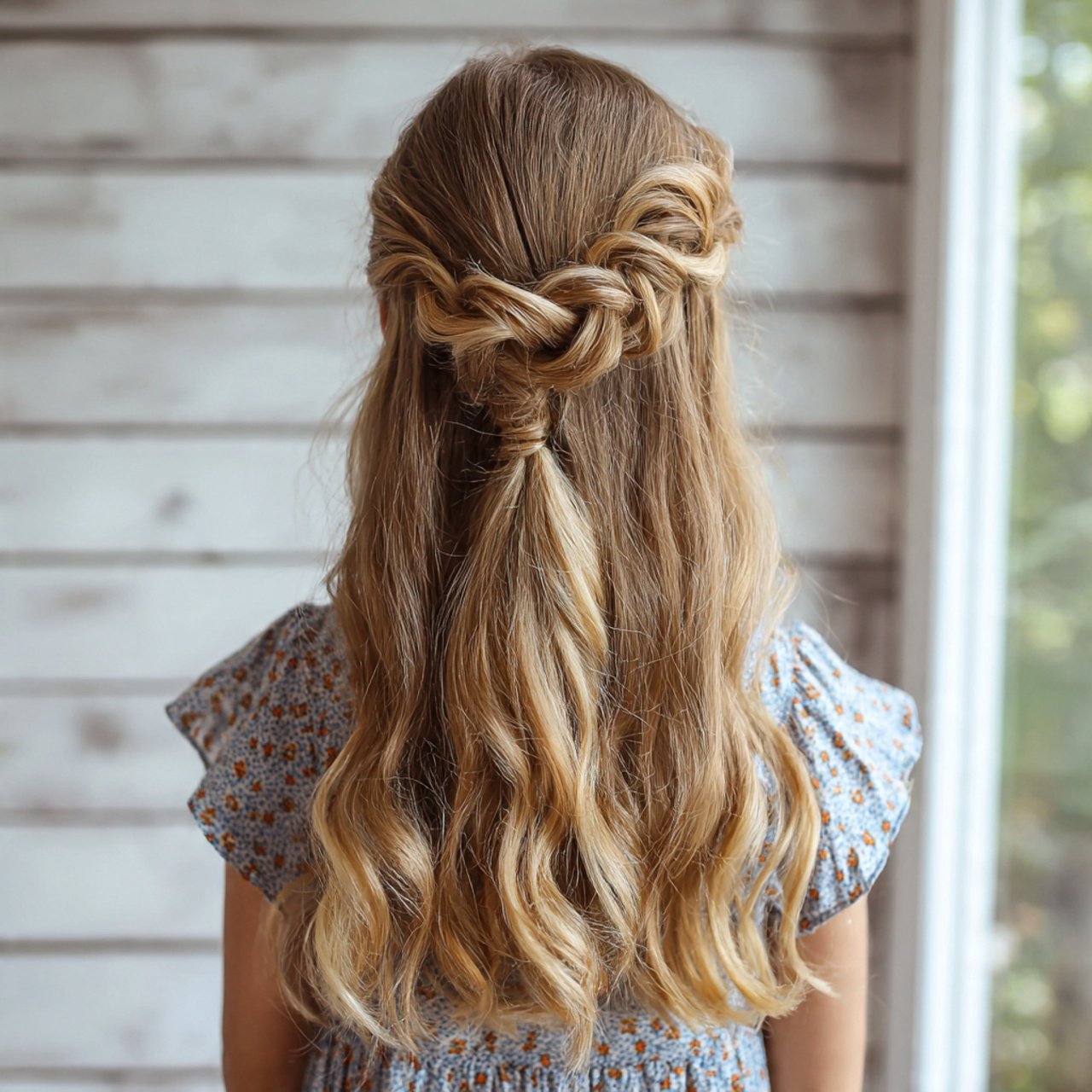 half up twisted back to school hairstyles
