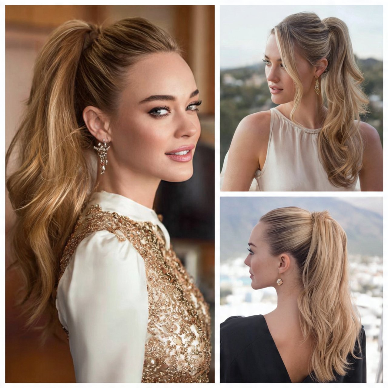 high ponytail hairstyles 2