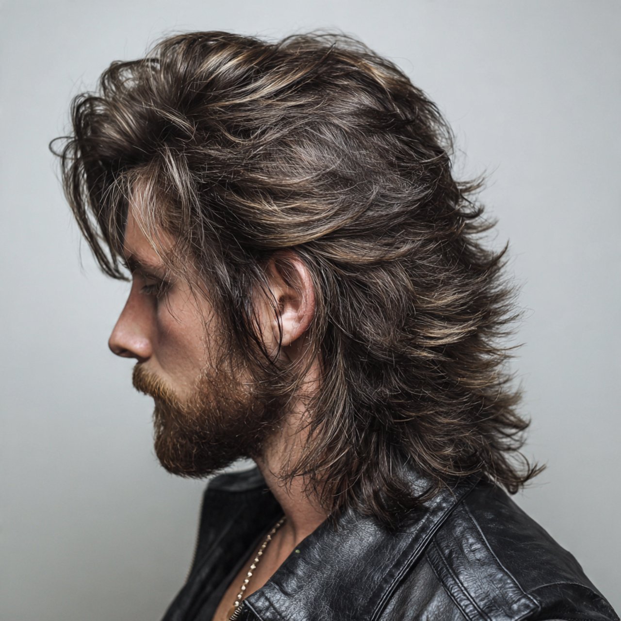 layered wolf haircut hairstyle