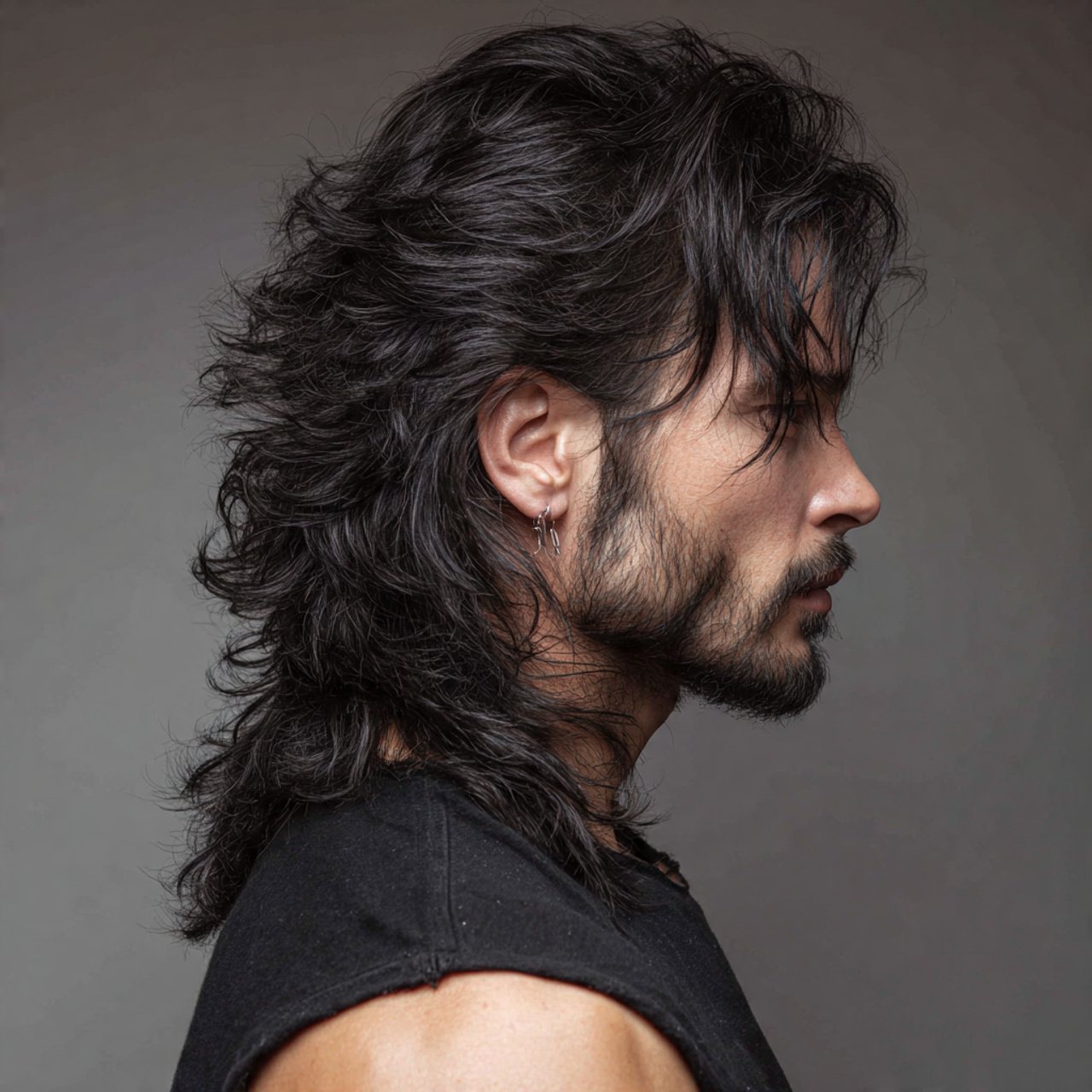 long wolf cut hairstyle