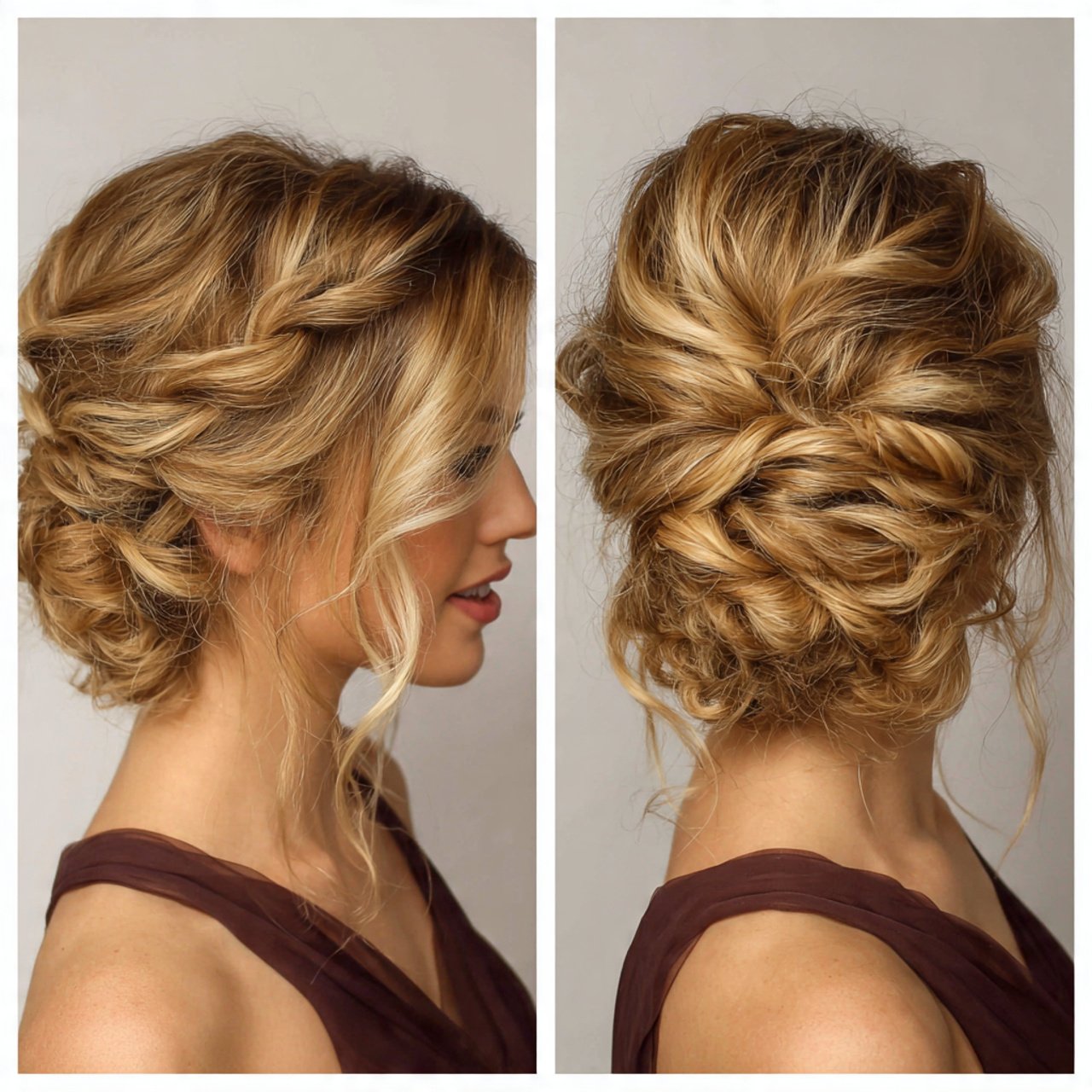 loose boho updo prom hairstyles