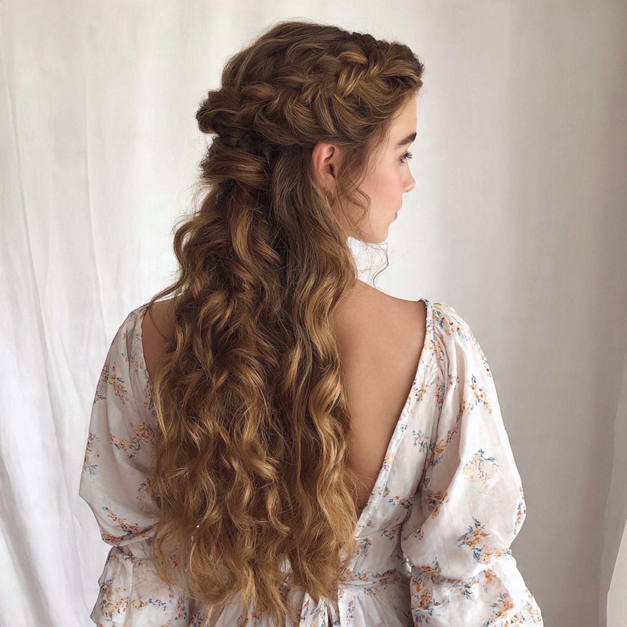 loose boho waves for hairstyles prom