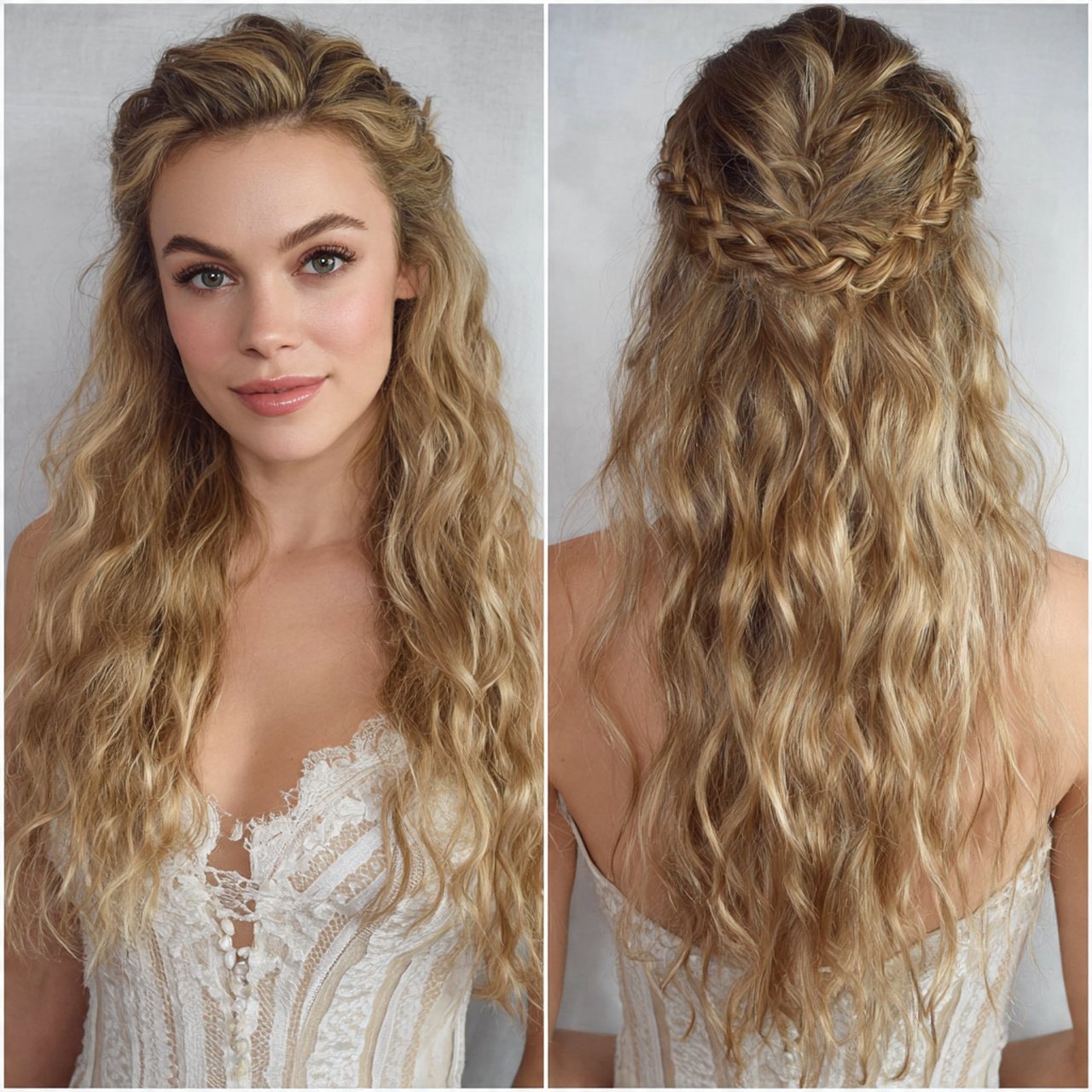loose boho waves hairstyles for prom