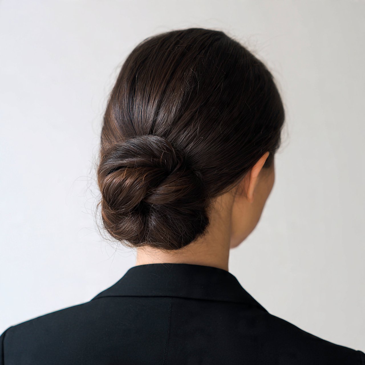 low bun easy school hairstyle neat and simple hair