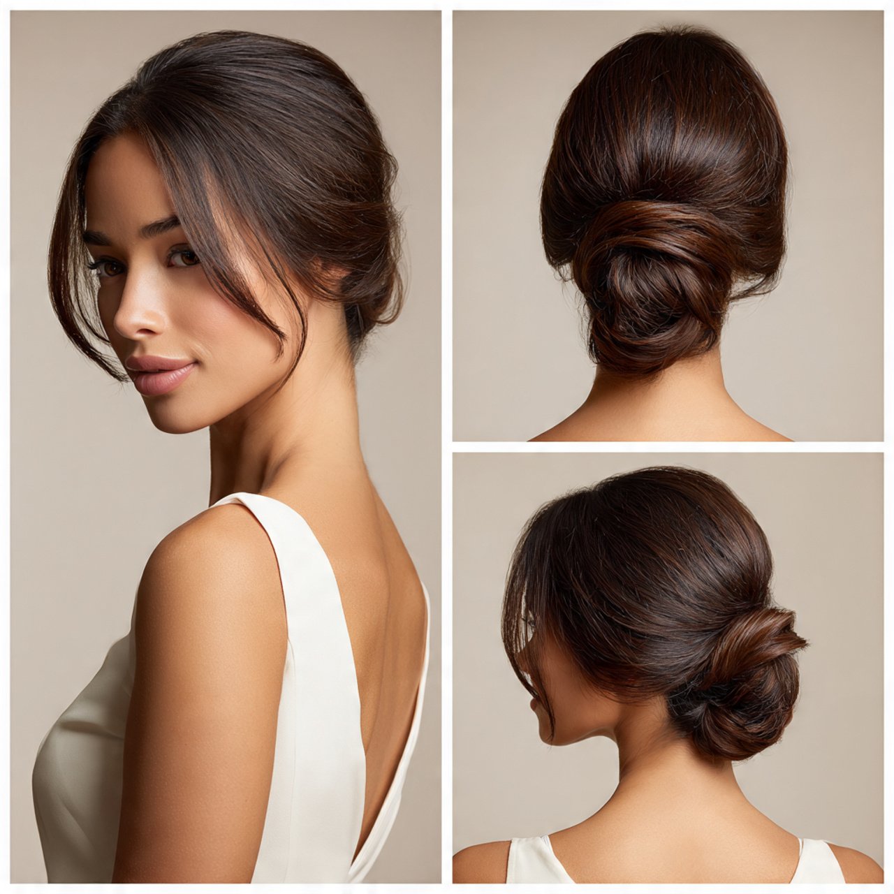 low mini bun hairstyles for short hair clean studi