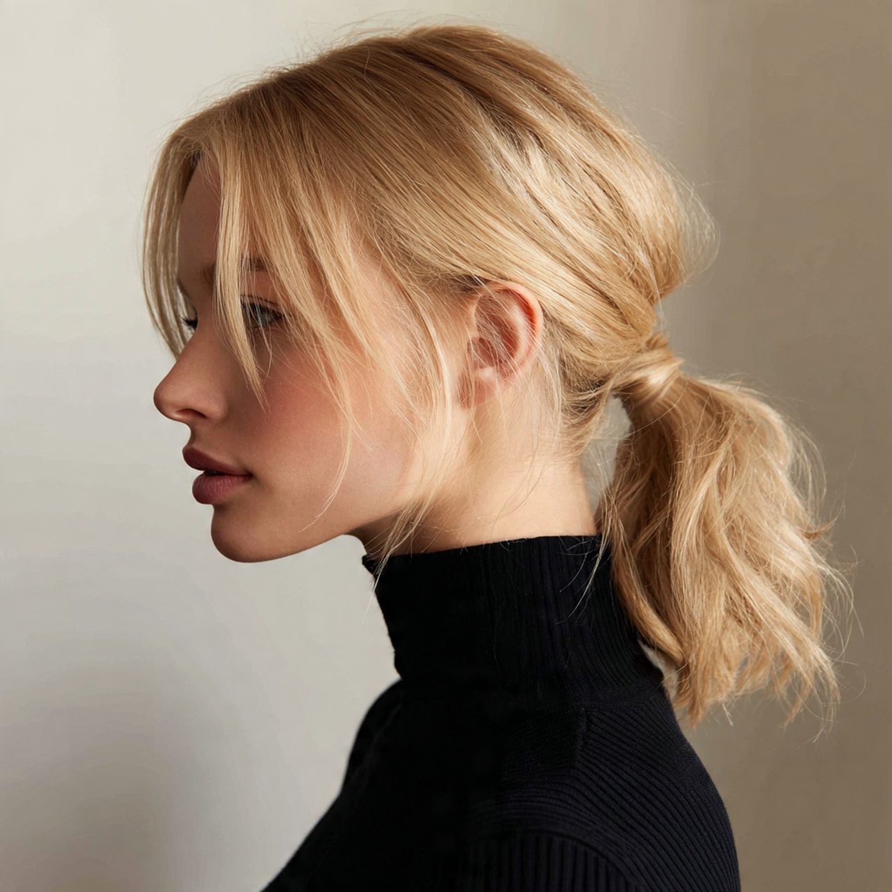 low ponytail hairstyles