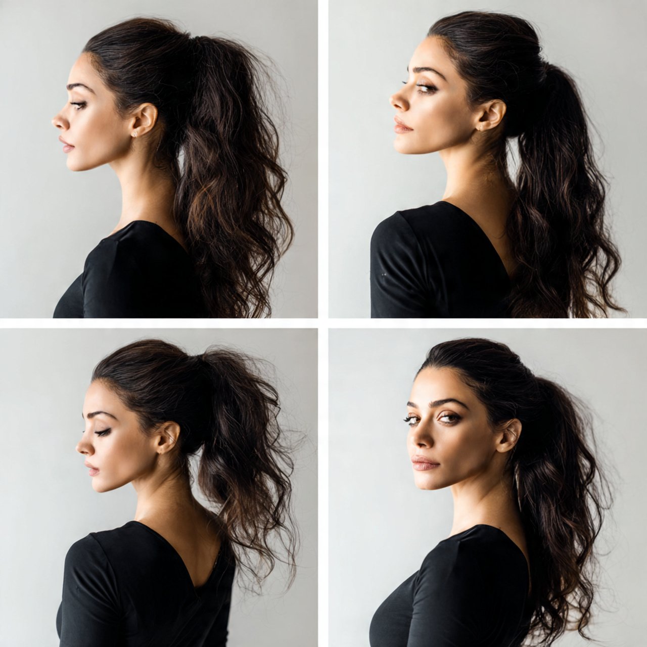 low side easy ponytail hairstyles elegant and simp