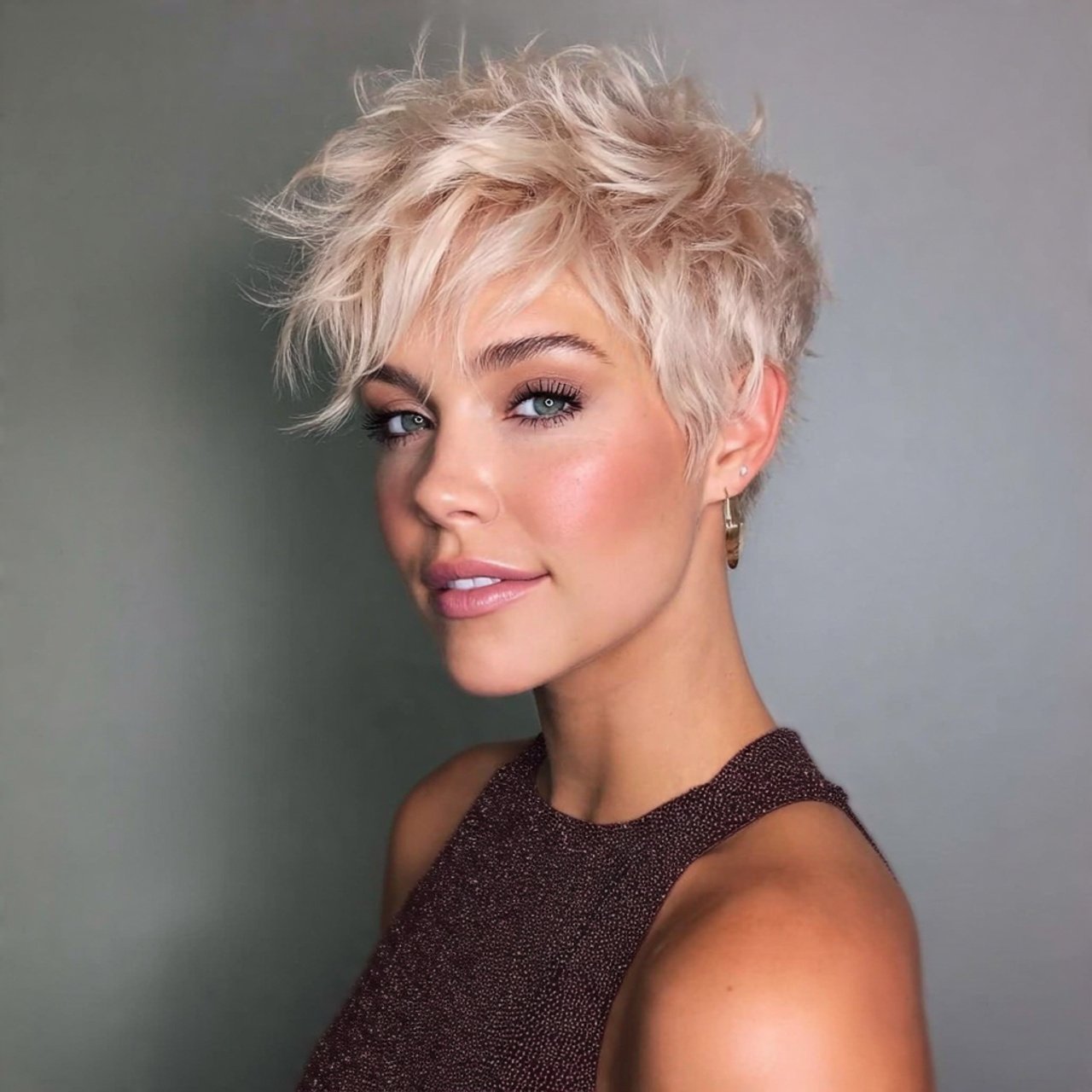 messy pixie texture prom hairstyles for short hair