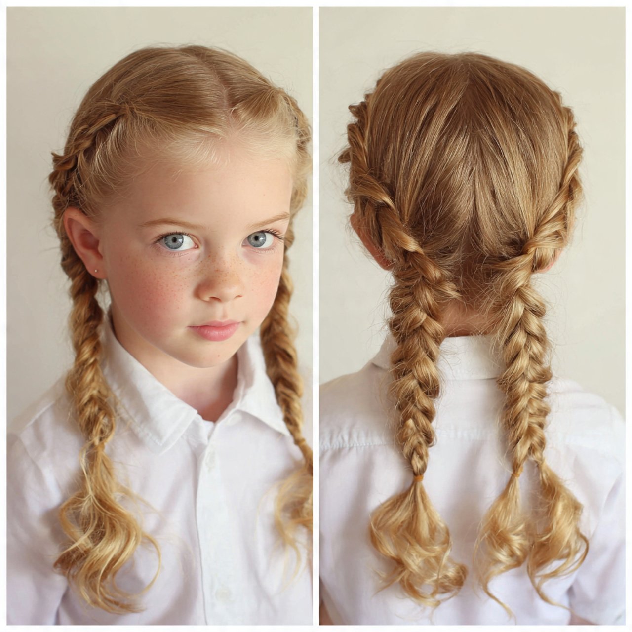 mini braids cute hairstyles for school