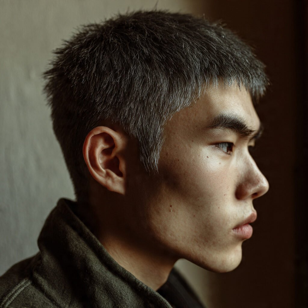 minimal short wolf cut