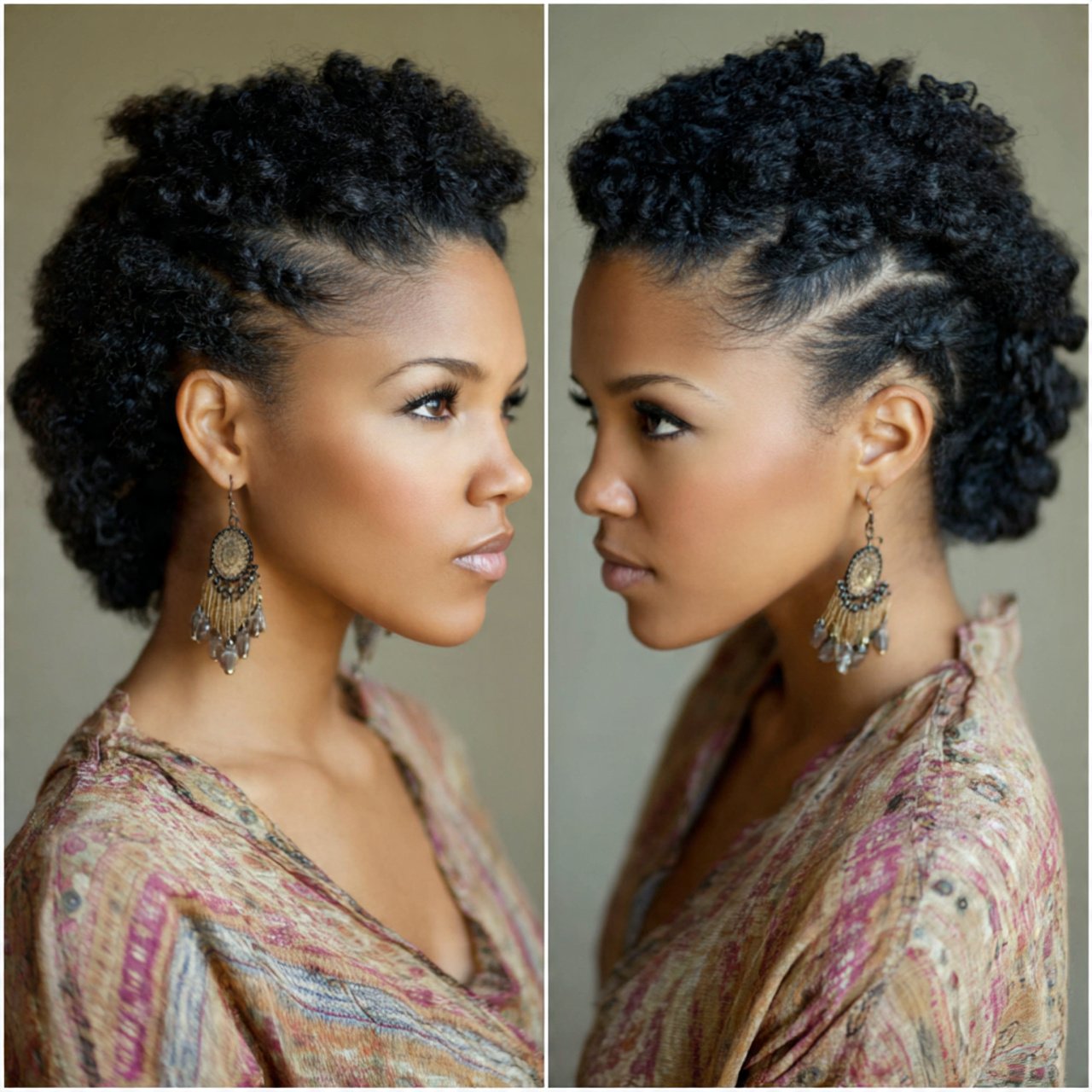 natural cornrow hairstylesnatural layered hairstyl 1