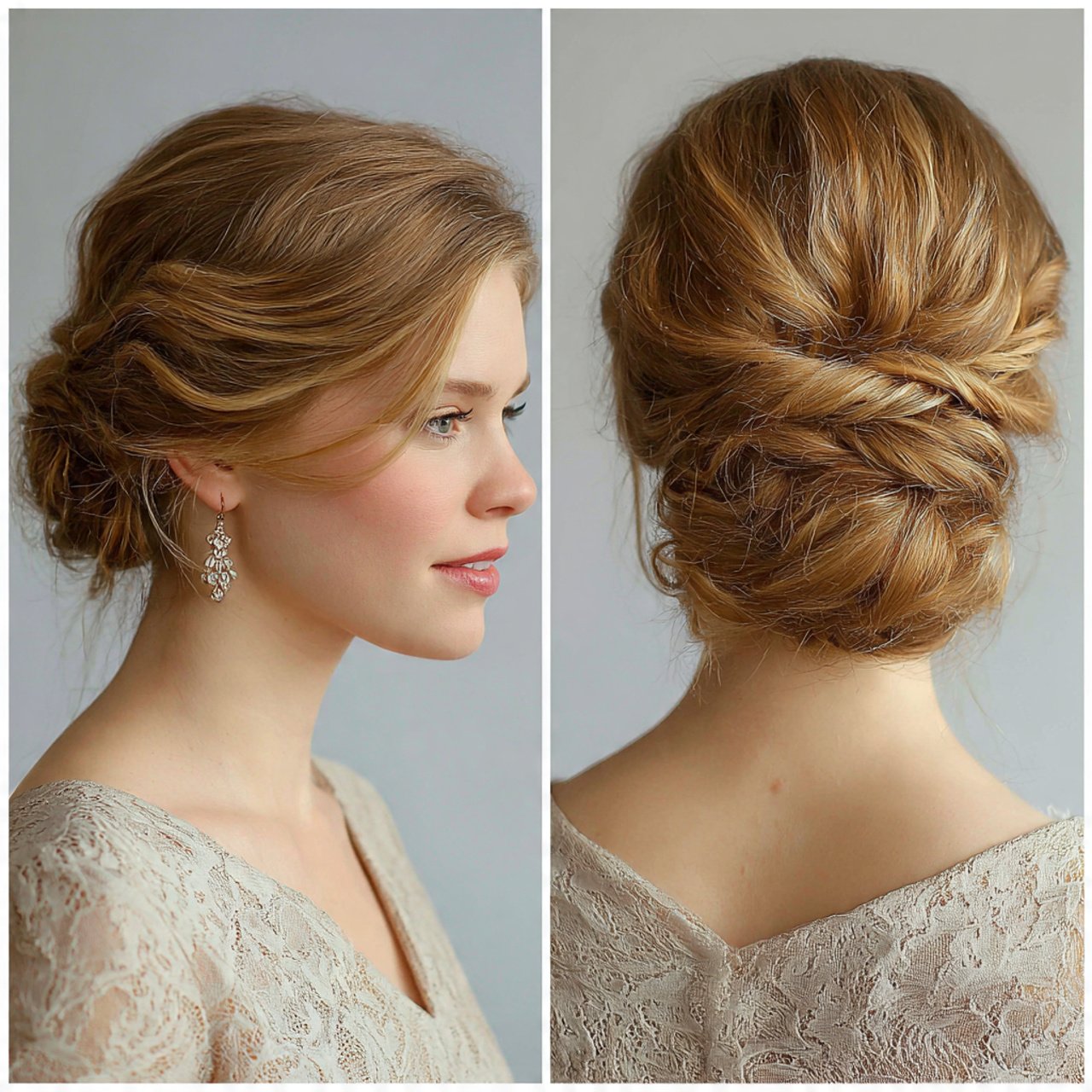 natural low bun hairstyles 1